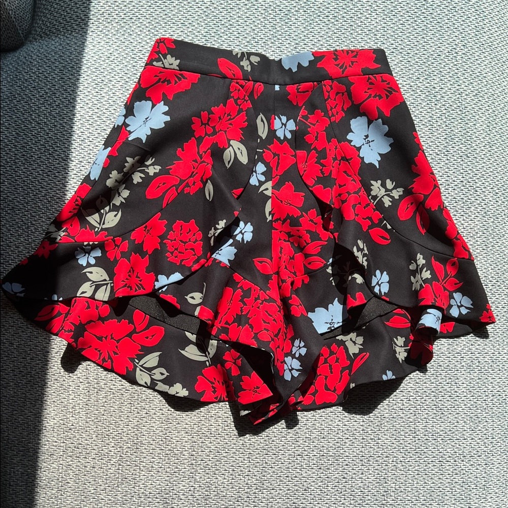 C/MEO Collective Floral High-Waisted Shorts